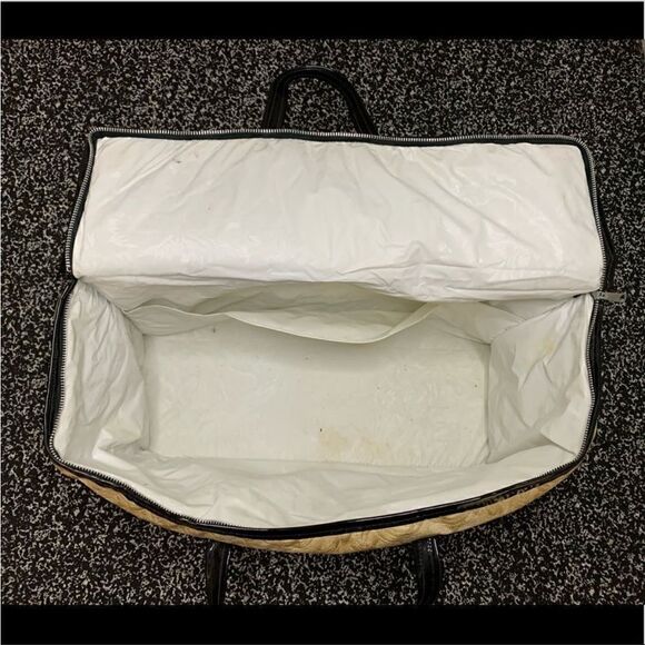 Vintage Gold & Black Rose Square Tote - Picture 9 of 11